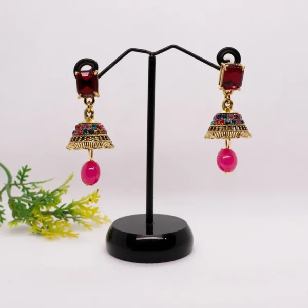 Naazmi Earrings Collection Stylish Chines, Antique, Jewellery, Stone, Diamond Article in Muliple Colors 2024