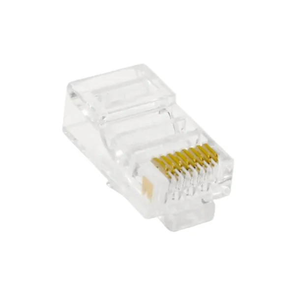 50 Pcs RJ45 Cat5e Cat6 BOX Network Crimping Modular Plug RJ45 Modular Plugs Cat6 Plastic connector Best Quality RJ45 Network Cable Connector Adapter RJ45 Connector 8 Pins Gold Plated Gold Color Pins RJ45 Connector 50 Pcs Box UTP RJ45 Ethernet Cat5e Cat6