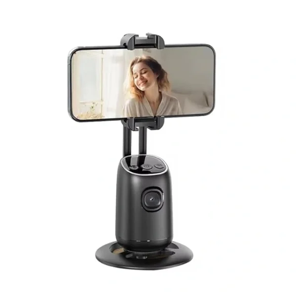 AI-Powered 360° Smart Face Tracking Gimbal | Auto Rotation Stabilizer for Smooth Selfies & Video Recording on Smartphones...